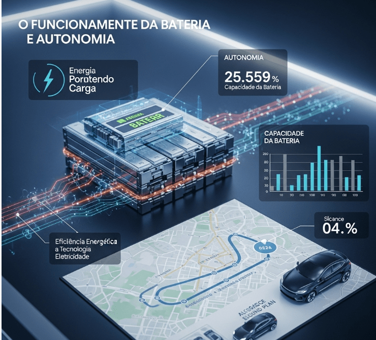 Entenda como funciona a bateria do carro elétrico e sua autonomia