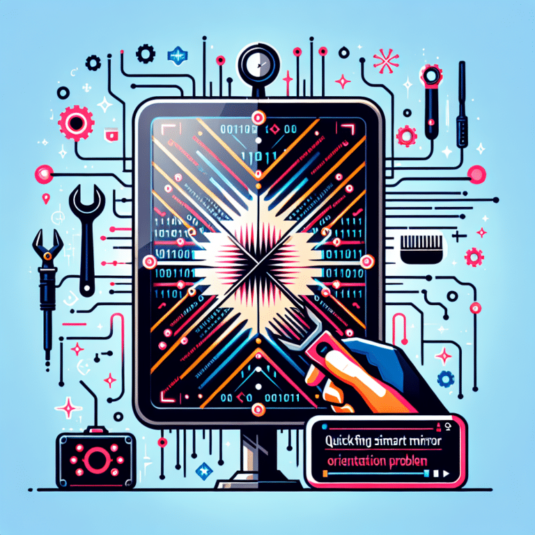 Quickly Fixing Smart Mirror Screen Orientation Problems