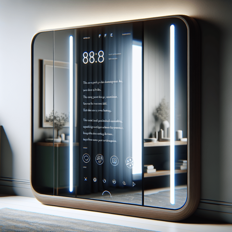 Smart Mirror with Daily Motivation Quotes