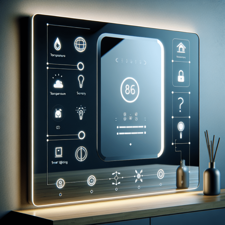Smart Mirror with Home Automation Display