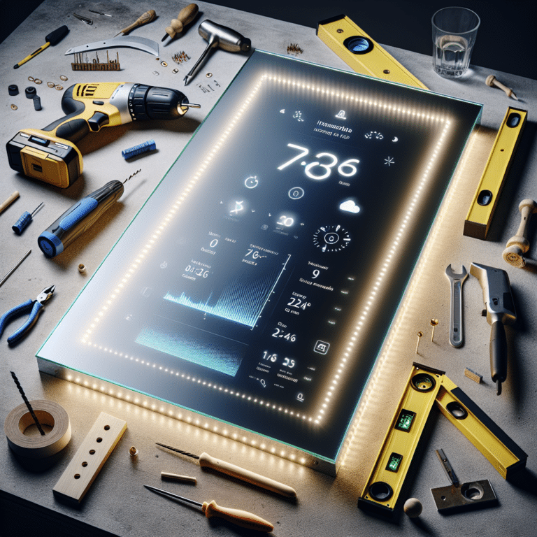 Creating a LED Illuminated Smart Mirror