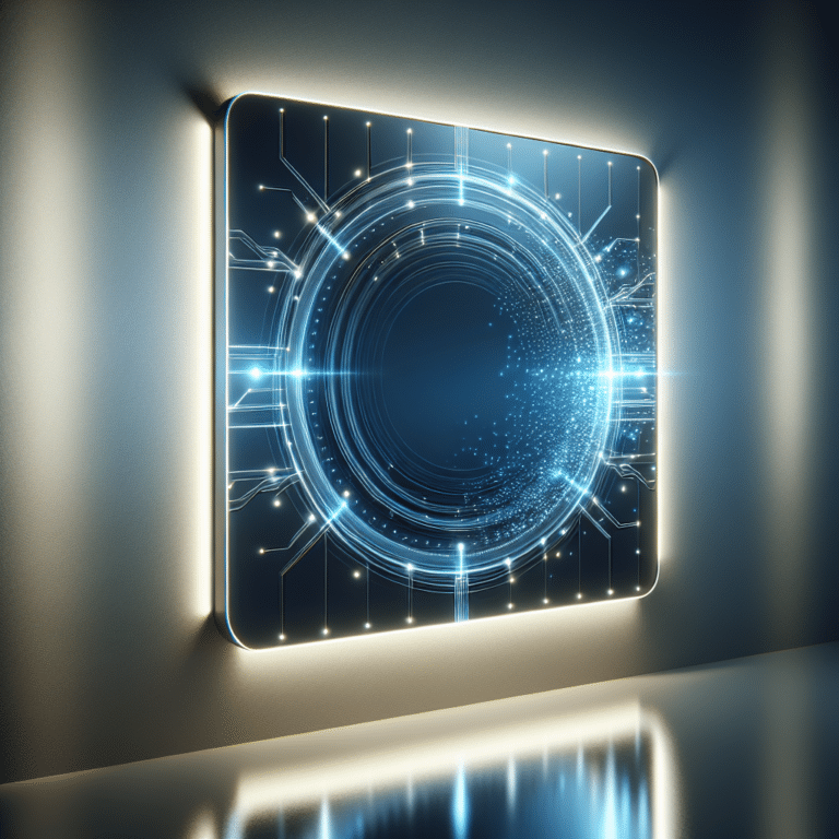 Smart Mirror with LED Lighting Effects