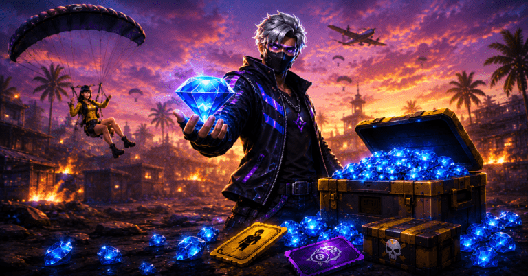 Cómo los jugadores están consiguiendo diamantes en Free Fire sin gastar dinero