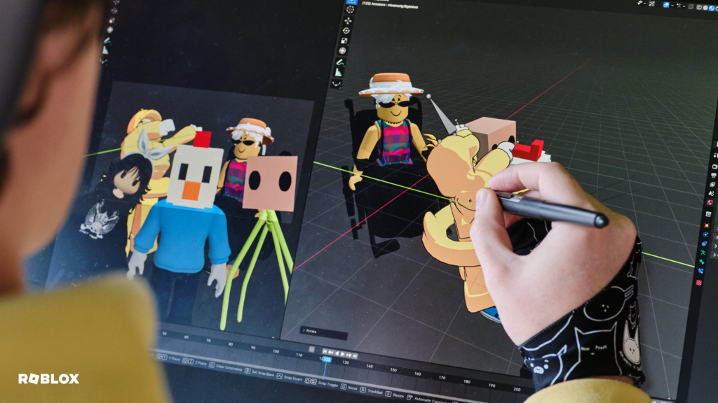 Designing Roblox avatars and items
