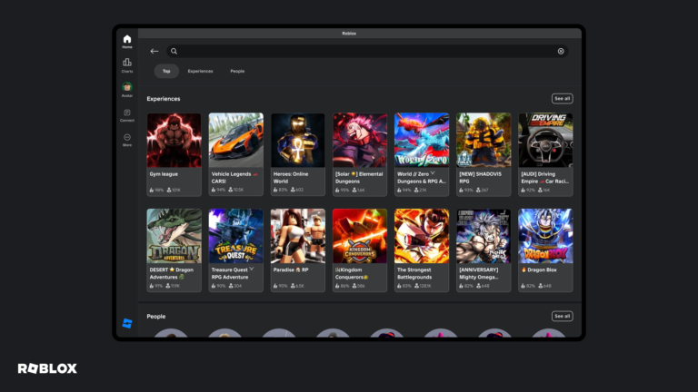 Millions of Roblox experiences on the platform