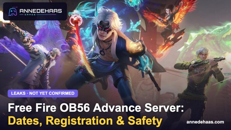 Free Fire OB56 Advance Server: dates, registration and safety – Annedehaas Games